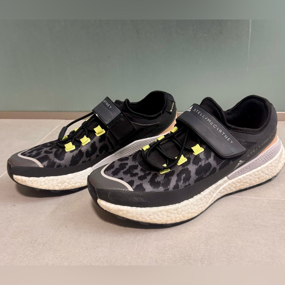 Adidas by Stella McCartney - Outdoor Boost - Black and Neon Sneakers